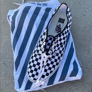 Vans Black and White Checkered Shoes